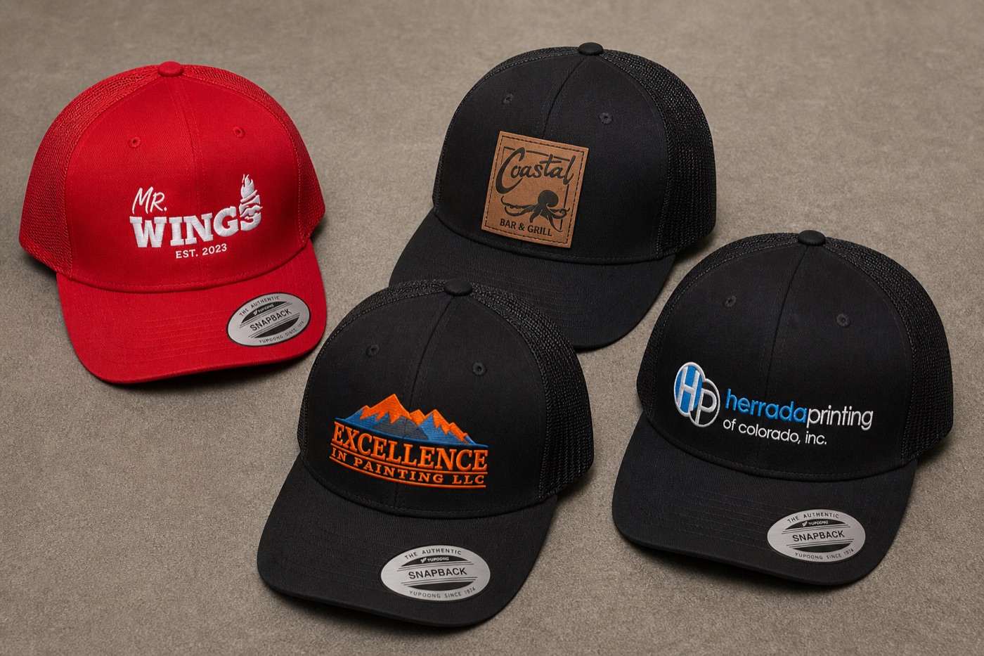 Caps (embroidery)